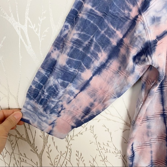 TERRA & SKY Tie Dye Textured Balloon Sleeve 14W - Picture 5 of 15